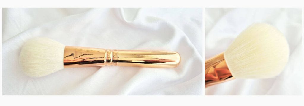 Pinceau poudre Zoeva Luxe Grand Powder Brush du set Rose Gold