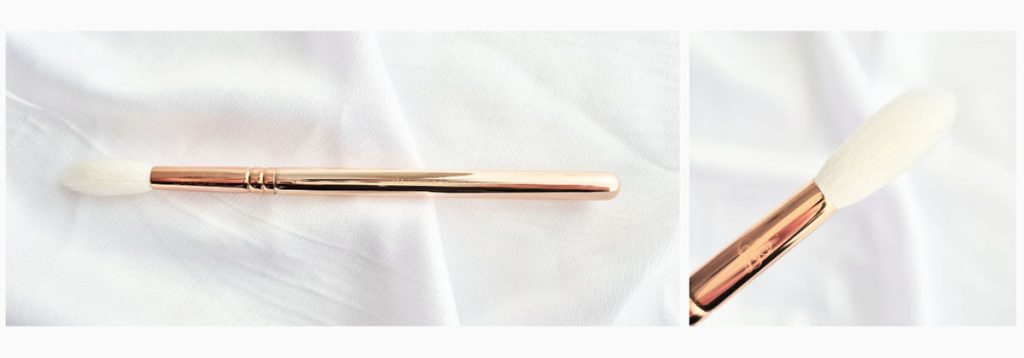 Pinceau estompeur Zoeva 134 Luxe Powder Fusion rose gold.